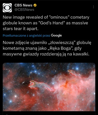 czlowiekzlisciemnaglowie - Nowe zdjęcie ujawniło „złowieszczą” globulę kometarną zwan...