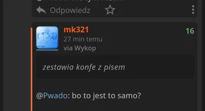 mk321 - >Na szczescie malo kogo obchodzi twoje zdanie. 

@Pwado: jak na razie 16 osób...