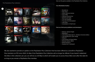 janushek - Przypominam że za niecały już miesiąc kończy się PlayStation Plus Collecti...