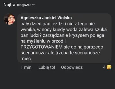 jmuhha - Ludzie atakują burmistrza, który wystosował apel o pomoc przy budowie wałów
...