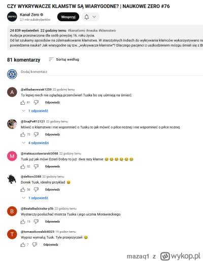 mazaq1 - Film popularnonaukowy na #kanalzero nie mający nic wspólnego z polską polity...