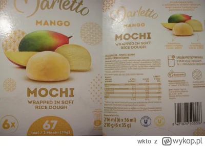 wkto - #listaproduktow
#lodyciastko #mochi mango Marletto #biedronka
aktualny skład o...