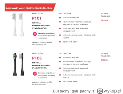 Eustachygolipachy - Znalazł ktoś może zamienniki o średniej twardości do #oclean? 

W...