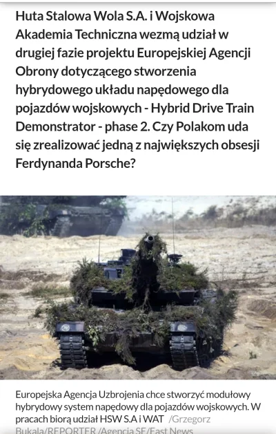 Wilczynski - #wojsko Tego nam trzeba. Elektrycznych czołgów. xD
