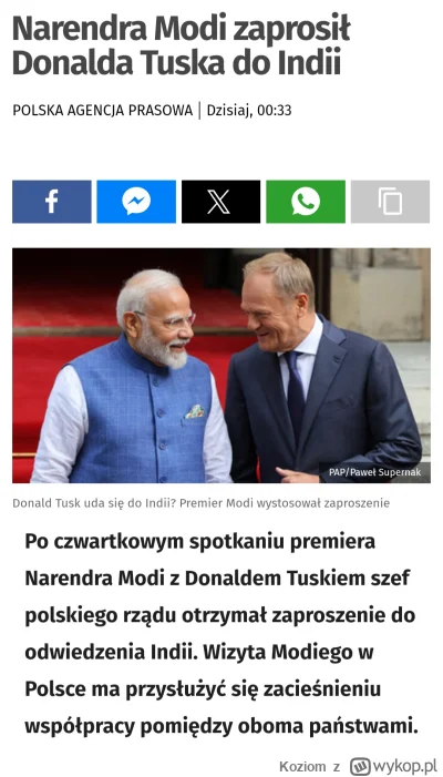 Koziom - Jakby zaprosił tylko Dudę to od razu cały Twitter byłby zaspamowany tym jak ...