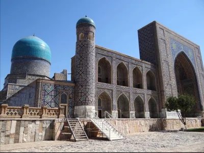 Loskamilos1 - Bibi-Khanym Mosque, meczet zlokalizowany w Samarkandzie na terenie Uzbe...