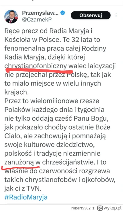 robert5502 - Ex Minister Edukacji i Radio Maryja jako lek na "chrystianofonbizm" ( ͡º...