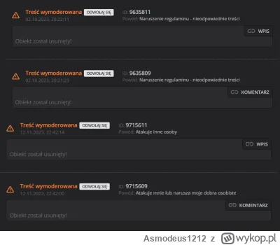 Asmodeus1212 - Biauek dostal hajs od baxtona ? Moje wpisy tez znikaly w trakcie pando...