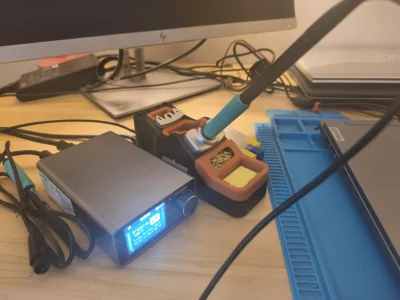 walokid - Kupiłem sobie nową lutownice. Przyszła jakieś 2 tygodnie temu ale nie miałe...