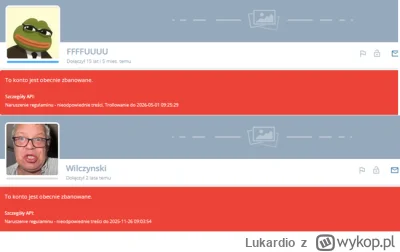 Lukardio - https://wykop.pl/ludzie/FFFFUUUU
 
-8048
#stobanowdlaprawakow

- 1196
#sto...