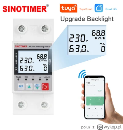 polu7 - SINOTIMER SVP688 WiFi Energy Meter w cenie 17.99$ (72.33 zł) | Najniższa cena...