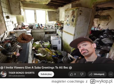 magister-coachingu - screen z dzisiejszego wysrywu tigera o czystosci jego kuchni (cz...