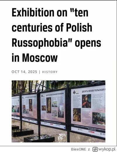 BiesONE - cudowna inicjatywa, przy okazji przeciętny moskal może się dowiedzieć ile r...