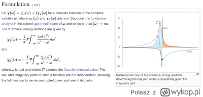 Polasz - Tak, tak, w technikum uczą jak rozumieć relację Kramers–Kronig, żeby móc obl...