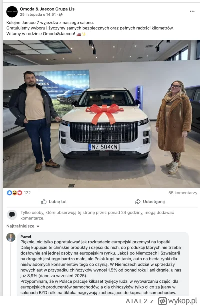 ATAT-2 - Jak mnie wnerwia ta zawiść ludzi do chińskich aut i każdego, kto takowy kupi...