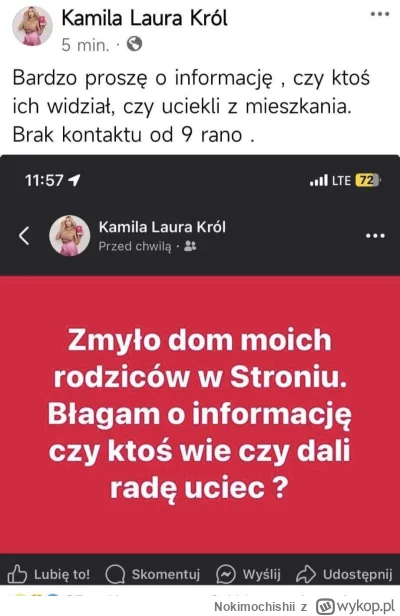 Nokimochishii - Wolę sobie nie wyobrażać, co przeżywa teraz ta Kamila...

#powodz