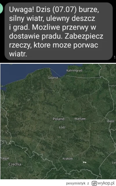 pesymistyk - #alertrcb #burza #pogoda #heheszki