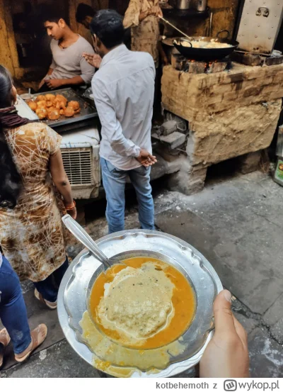 kotbehemoth - Jedzenie uliczne w Indiach jest zaje, pacz jakie idli w sosie zajebiste...