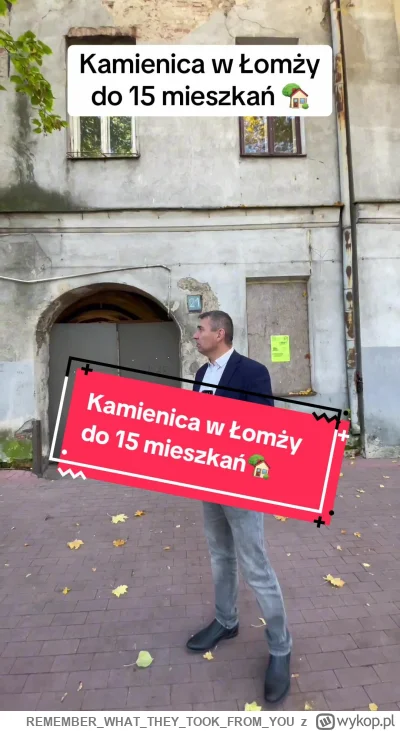 REMEMBERWHATTHEYTOOKFROM_YOU - Cała kamienica w Łomży za 1499000 zł delikatnie do odś...