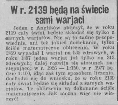 Johnson76 - Niestety to postępuje szybciej. Niedługo sytuacja się odwrócić, po tym co...