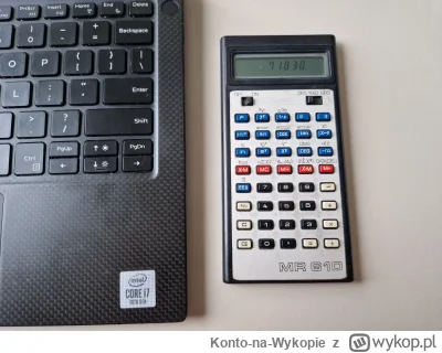 Konto-na-Wykopie - Kalkulator MR610 produkcji VEB Mikroelektronik „Wilhelm Pieck“ Müh...