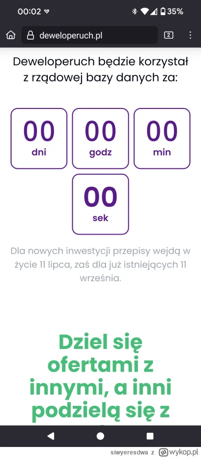 siwyeresdwa - Hmm, już po północy a cen ani widu, ani słuchu. 

#deweloperuch #dewelo...
