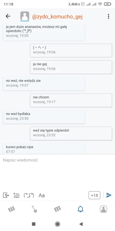 chwilowypaczelok - XDDD  Żydo komucho gej wybrał przemoc 
#heheszki