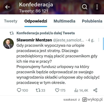 saakaszi - Konto Mentzena fejkowe, ale profil konfederacji podał dalej XD

#neuropa #...