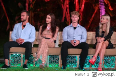 Null84 - #hotelparadise Miny i pozy w jednej z lóż przy pytaniu do Oli: "Czy uważasz,...