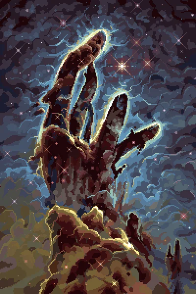 GrimesZbrodniarz - Filary stworzenia - ThaSilentArtist

#pixelart #astronomia #kosmos...