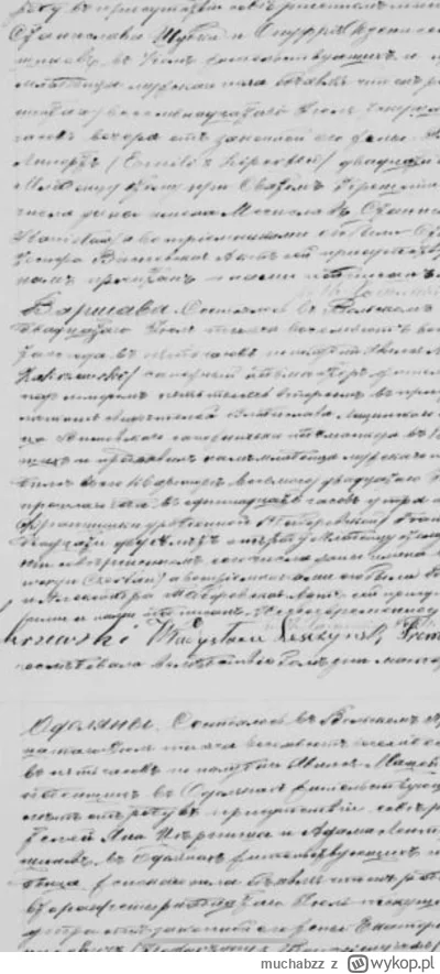 muchabzz - Jak odczytać takie pismo ? Próbowałem w google ai ale nie daje rady. Może ...