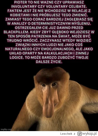 Leschek - #incel #blackpill #przegryw