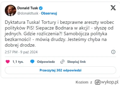Koziom - Donek uderza nie tylko w beton pisowski, ale także swój własny. Ciekawe czy ...