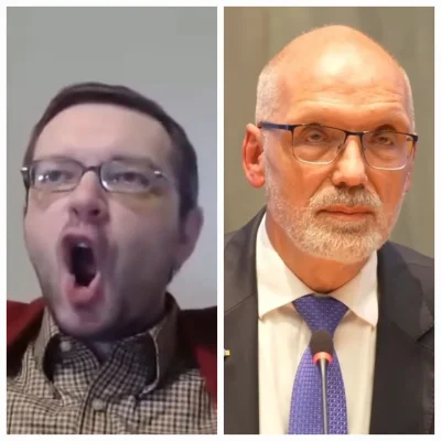 Konsultant972 - #napierala 
Po prawej poważny historyk autor wielu publikacji,szanowa...