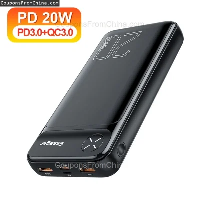 n____S - ❗ Essager Power Bank 20000mAh USB Type C PD 20W
〽️ Cena: 24.77 USD
➡️ Sklep:...