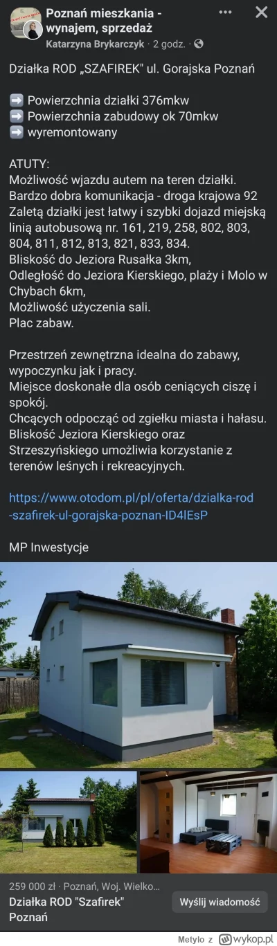 Metylo - pośredników i ich ceny za ROD chyba poj**ało 

SPOILER

#nieruchomosci #kred...