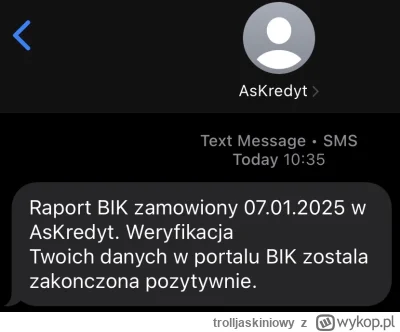 trolljaskiniowy - Takiego smsa dostałem. Nie widzę numeru. Nie robiłem nigdy nic z as...