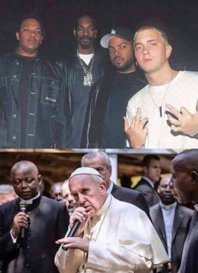 kikiton - @konfalkon: Eminem nic się nie zmienił ale Snoop Doog po tej marichuaninie ...