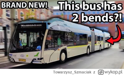 Towarzysz_Szmaciak - Fajny autobus Solarisa śmiga sobie po Danii.
#komunikacjamiejska...