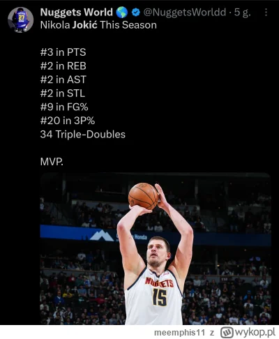 meemphis11 - Taki sezon i bez MVP 
Normalne jaja 

#nba