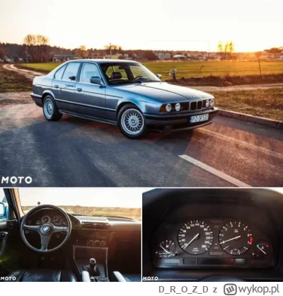 DROZD - BMW e34 535, z rzędową szóstką tzw. BIG SIX. Aktualne!
Ten konkretny egzempla...