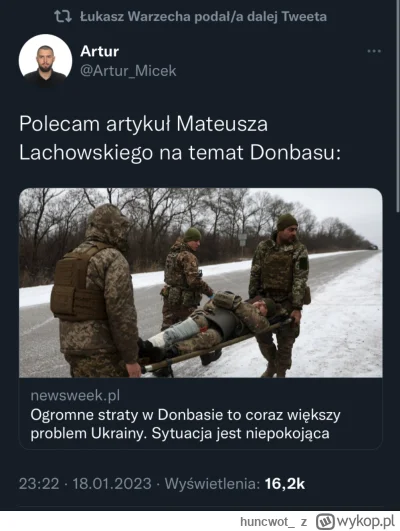 huncwot_ - Warzech to onuca, wiadomo. Choćby krytykował pomysł finansowania bayraktar...