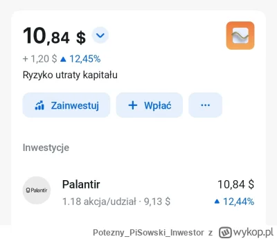 PoteznyPiSowskiInwestor - @picasssss1: nawet ja już zarobiłem dolarka xD