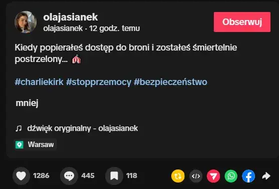 JanTrajbal2 - W jaki sposób w mózgach prawaków to jest kwalifikowane jako "wyśmiewani...