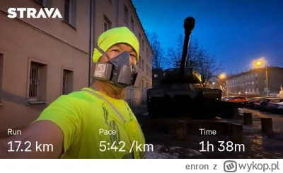 enron - 49 515,80 - 17,20 = 49 498,60

Czołgiem Waszmości!

#bieganie #sztafeta #enro...