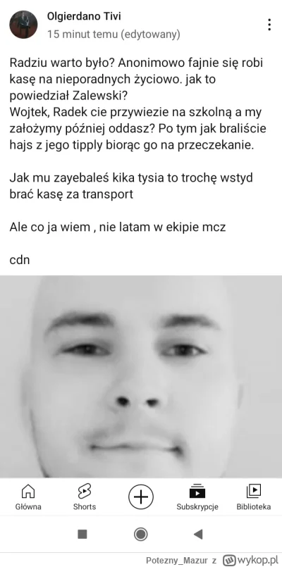 Potezny_Mazur - Nie Sławek tylko Maks wysłał
#kononowicz