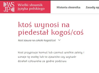 January-zwiedza-szpary - > od kiedy to wartosciowe jednostki wynosi sie na piedestały...