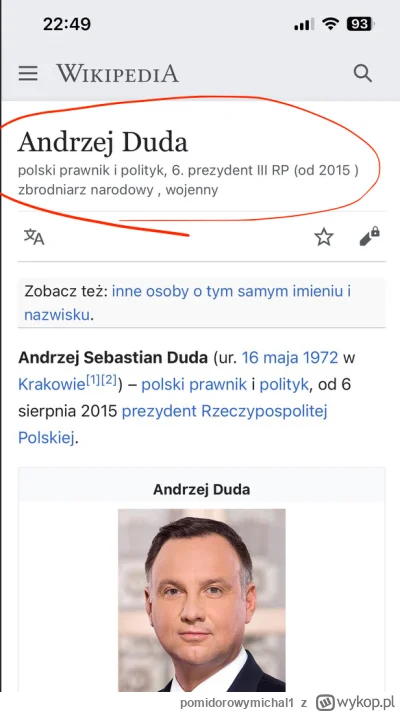 pomidorowymichal1 - Który to śmieszek? ( ͡° ͜ʖ ͡°)

#sejm #prezydent #wybory