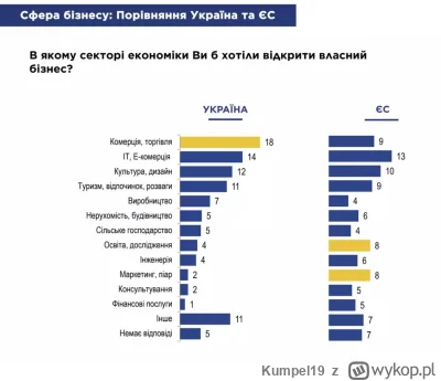 Kumpel19 - 73% ankietowanych młodych ludzi na Ukrainie wolałoby samozatrudnienie i wł...