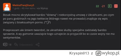 Kryspin013 - >Dla mnie jako antykonfiarza to jednak motyw że niby bosak szukał jakich...